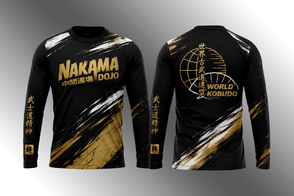 T-shirt dry fit manches longues Sublimation jaune